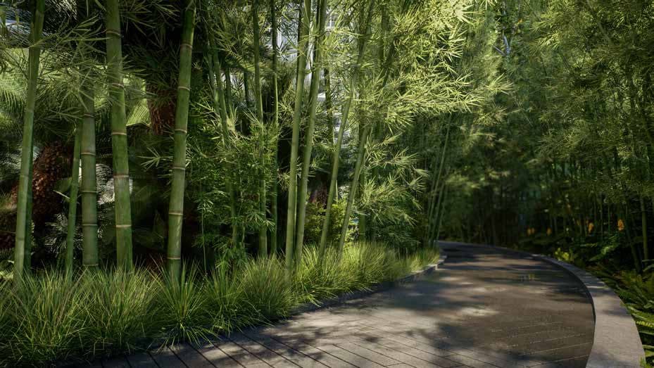 Kohinoor Satori, Mahalunge — bamboo walkway