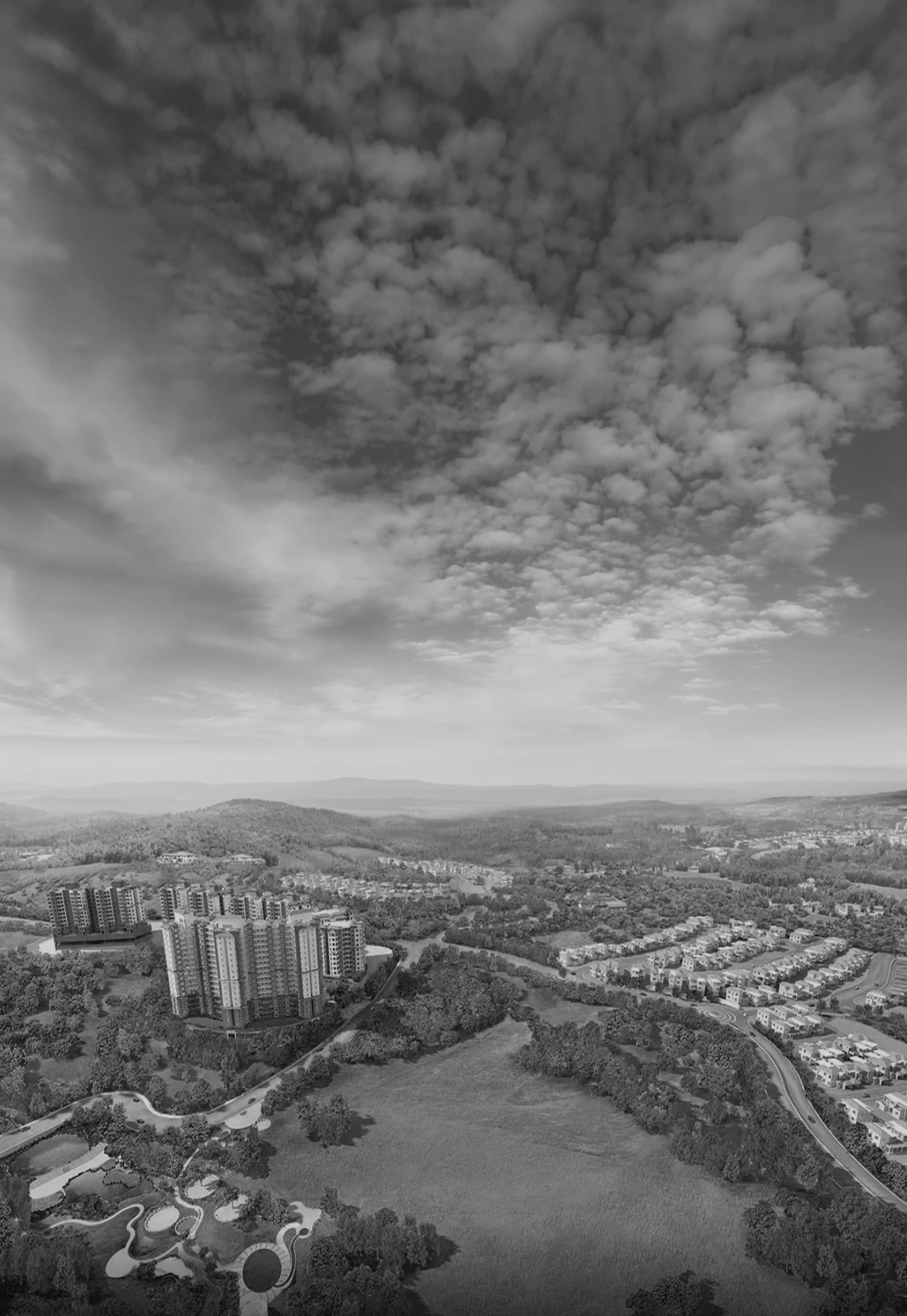The Winds by Kolte Patil, Bhugaon — tower elevation cover render