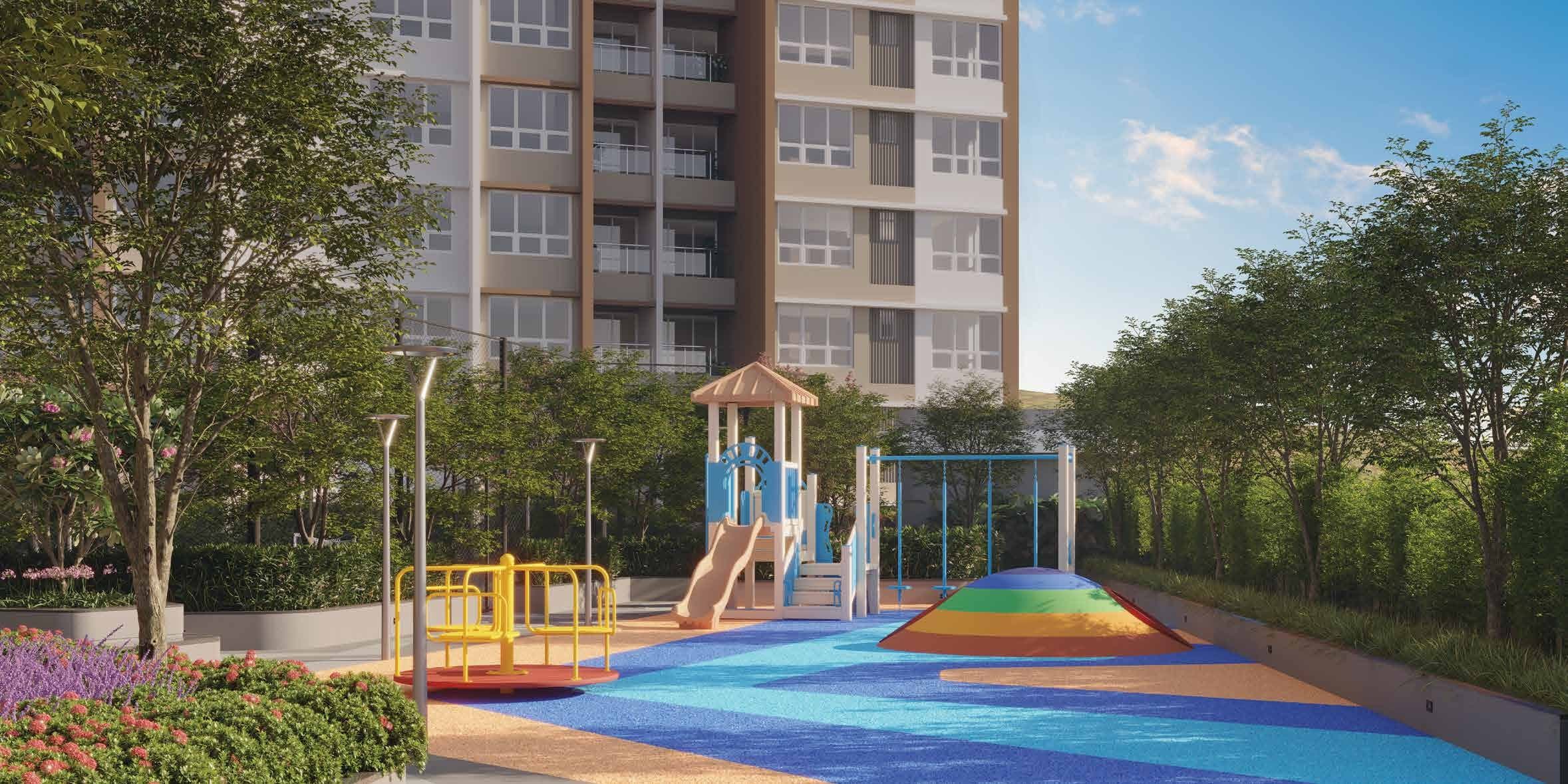 The Winds by Kolte Patil, Bhugaon — children's play haven with play structures and carousel