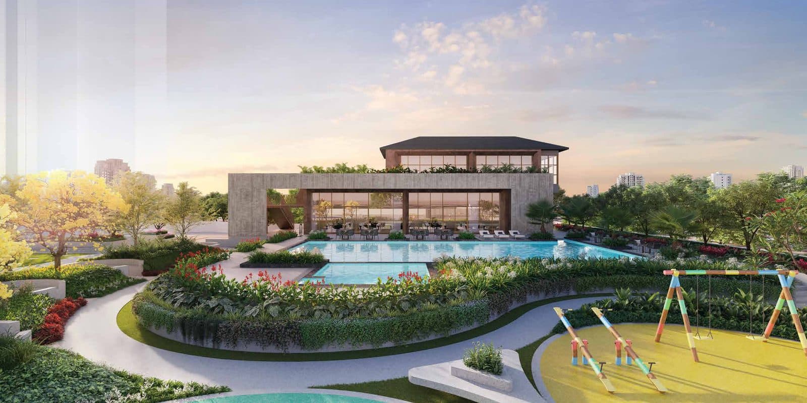 M Soulstrings by Malpani, Pashan — clubhouse and swimming pool