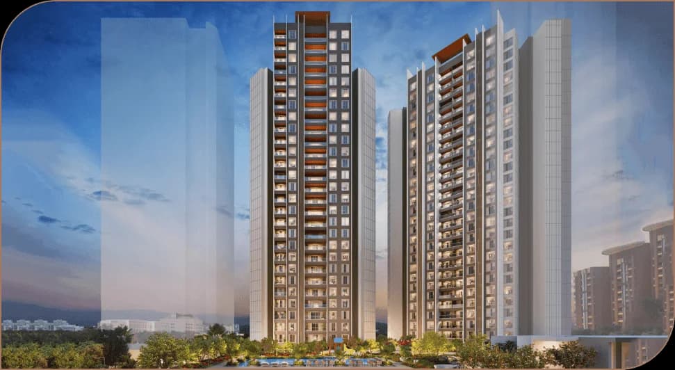 M Soulstrings by Malpani, Pashan — twin towers at twilight