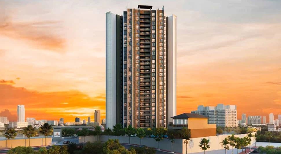 M Soulstrings by Malpani, Pashan — tower at sunset