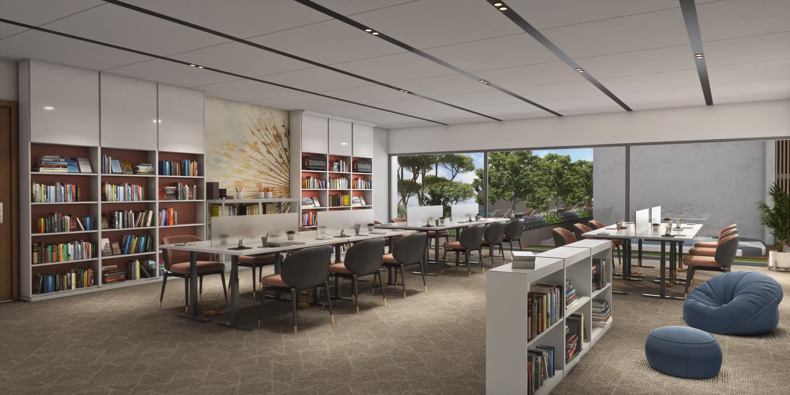 The Lords by Pristine Developers, Pashan — library